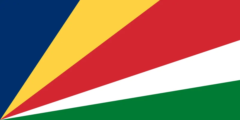 Bandeira de Seychelles PNG fundo transparente - Flag of Seychelles transparent background PNG