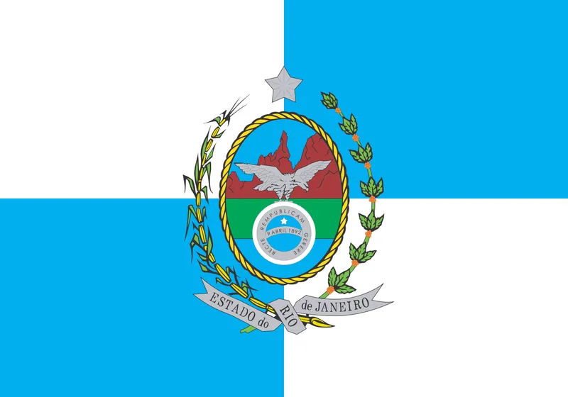 Bandeira do Rio de Janeiro PNG fundo transparente - Flag of Rio de Janeiro transparent background PNG