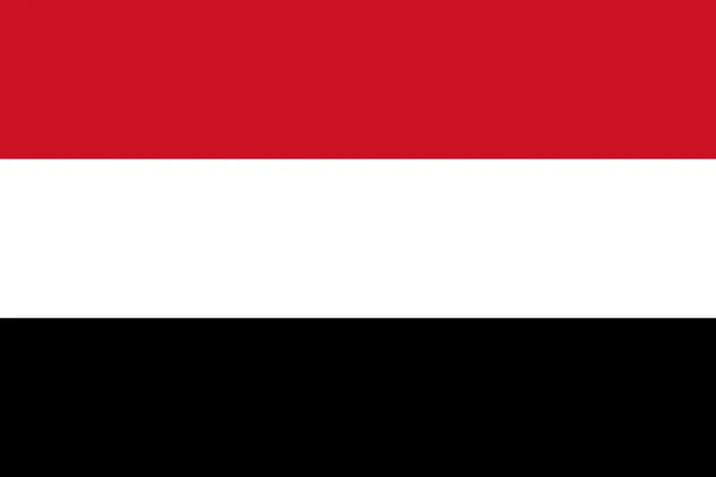 Bandeira do Iêmen PNG fundo transparente - Flag of Yemen transparent background PNG