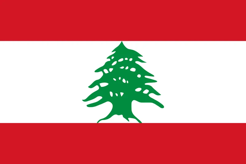 Bandeira do Líbano PNG fundo transparente - Lebanon flag transparent background PNG
