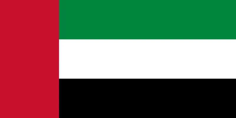 Bandeira dos Emirados Árabes Unidos PNG fundo transparente - United Arab Emirates Flag transparent background PNG