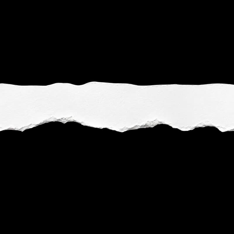 Borda de Papel Rasgado PNG fundo transparente - Ripped Paper Edge transparent background PNG