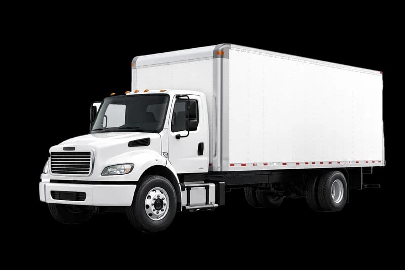 Caminhão Baú Branco para Entregas e Cargas PNG fundo transparente - Truck Baú White Entregas Cargas transparent backgrou