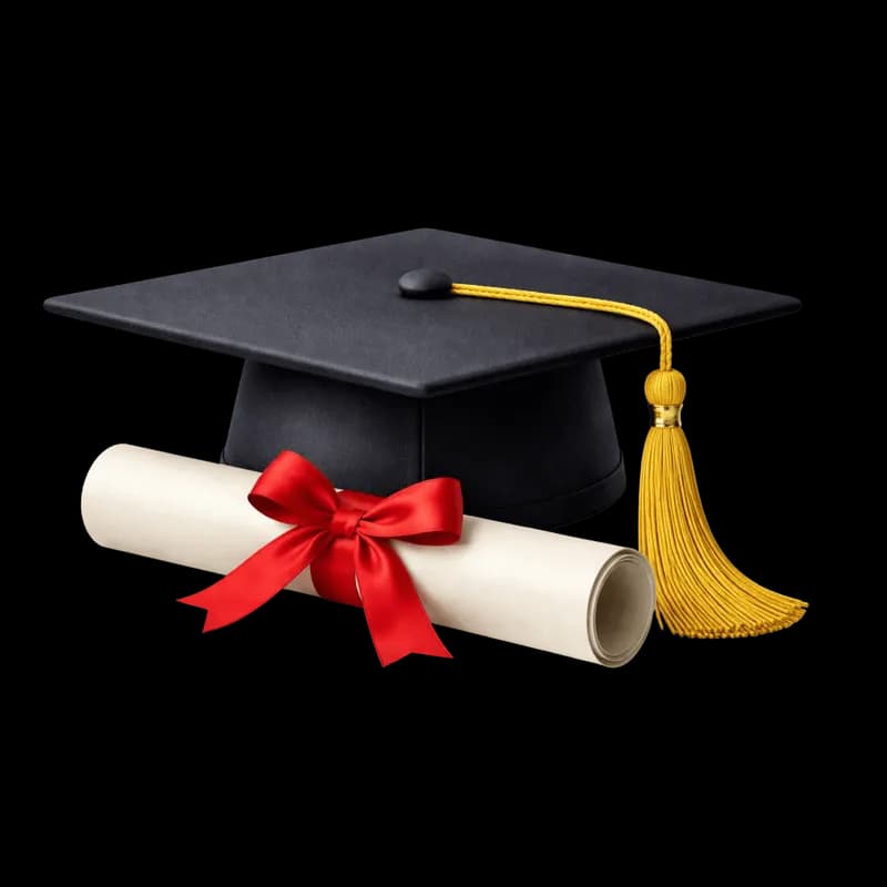 Capelo e Diploma: Símbolos de Conquista Acadêmica PNG fundo transparente - Graduation cap Diploma Symbols Achievement Ac
