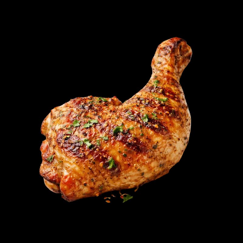 Coxa e Sobrecoxa de Frango Grelhada com Ervas PNG fundo transparente - Coxa Sobrecoxa Chicken Grelhada Ervas transparent
