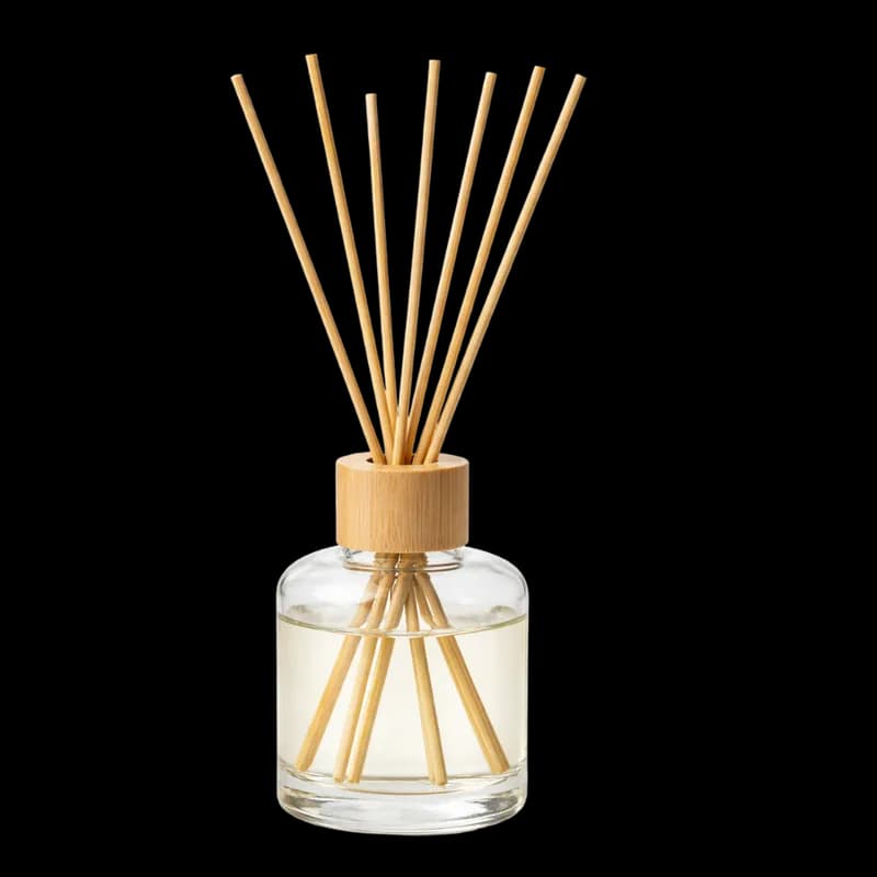 Difusor de ambiente com varetas de madeira e essência PNG fundo transparente - Diffuser Ambiente Varetas Madeira Essênci