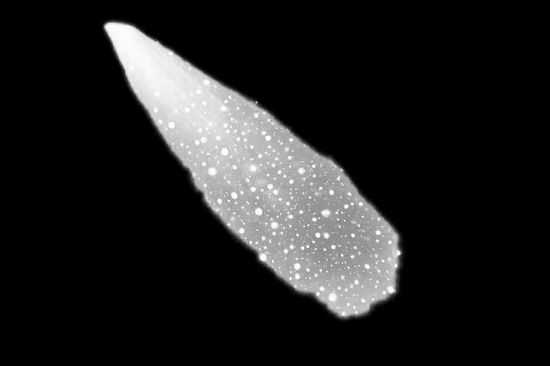 Feixe de Luz Brilhante com Partículas Cintilantes PNG fundo transparente