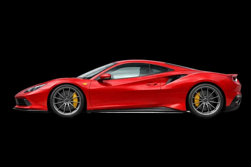 Ferrari F8 Tributo Vermelha: Elegância e Velocidade PNG fundo transparente