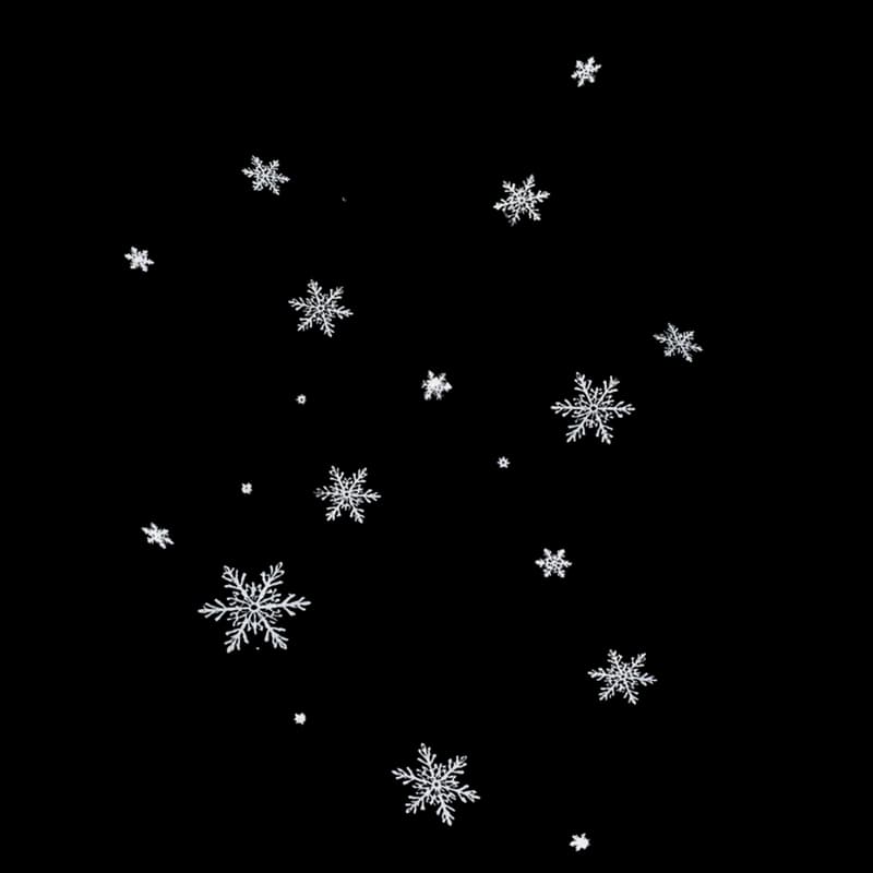 Fundo Abstrato Geométrico com Flocos de Neve PNG fundo transparente