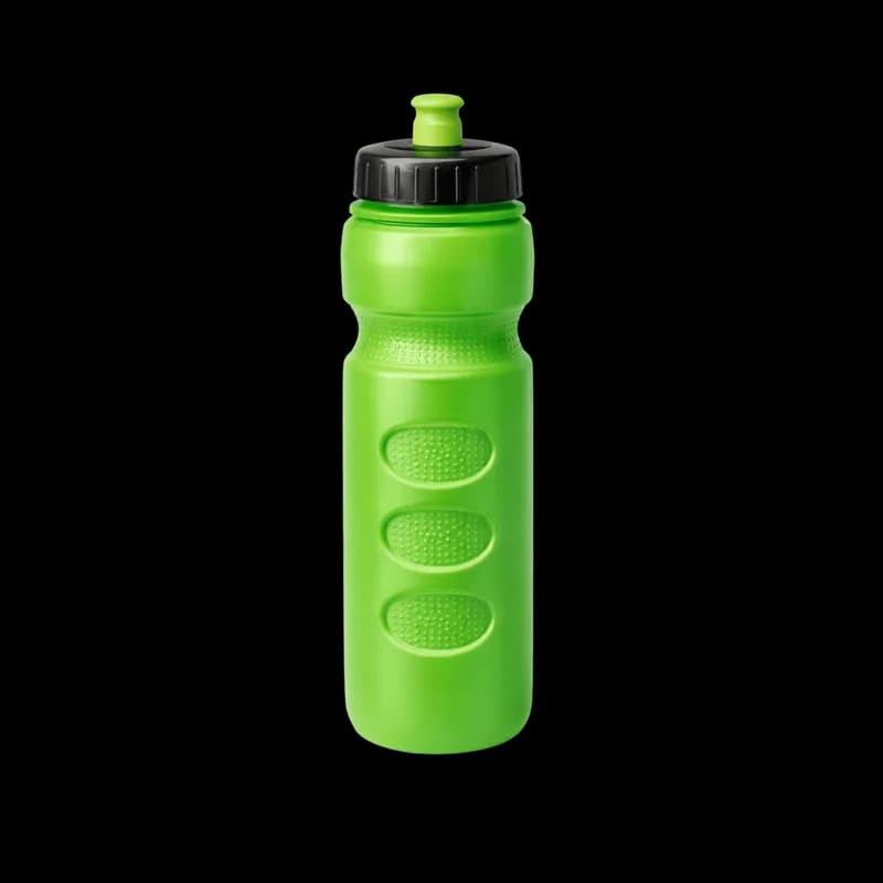 Garrafa Squeeze Esportiva Verde com Tampa Preta PNG fundo transparente - Garrafa Squeeze Sport Green Tampa Black transpa