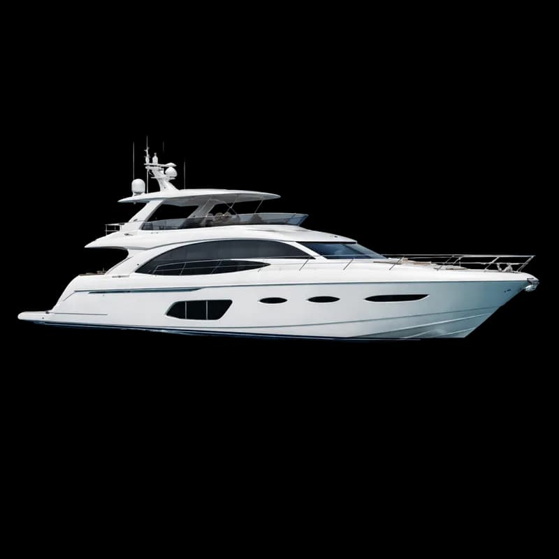 Iate de Luxo Branco Moderno PNG fundo transparente - Yacht Luxury White Modern transparent background PNG