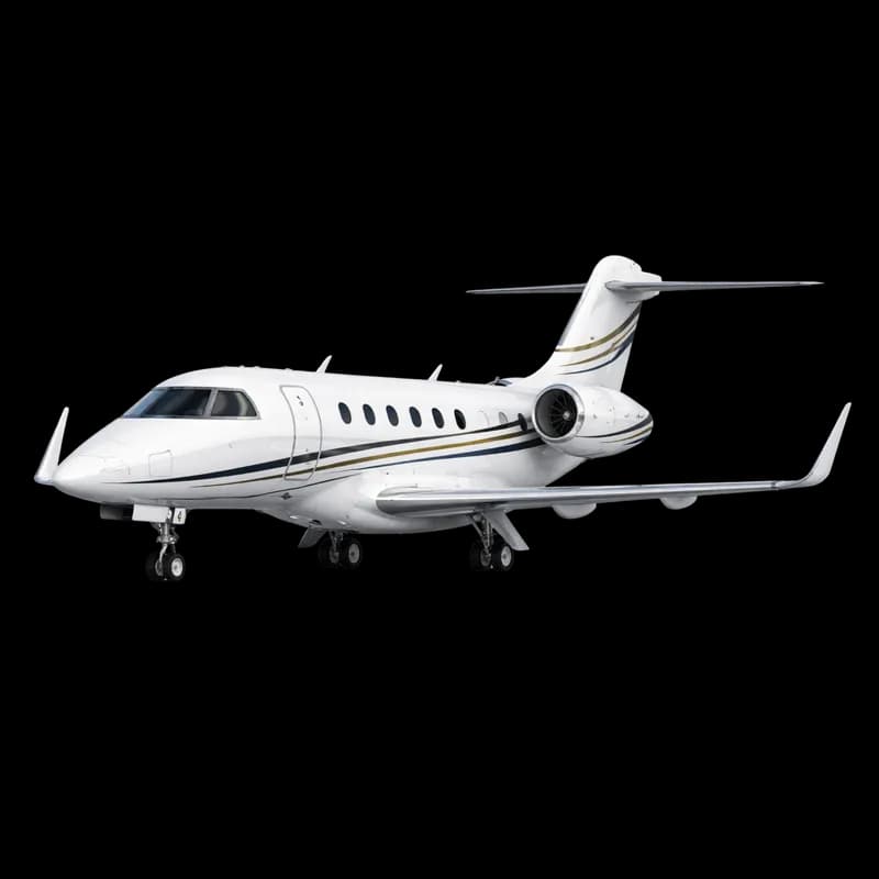 Jato Executivo Branco Moderno com Detalhes Dourados PNG fundo transparente - Jet Executive White Modern Details Golden t