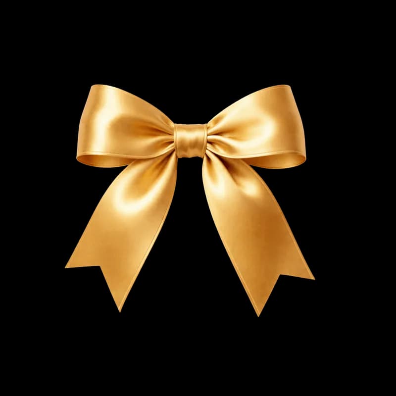 Laço Dourado PNG fundo transparente - Golden Bow transparent background PNG