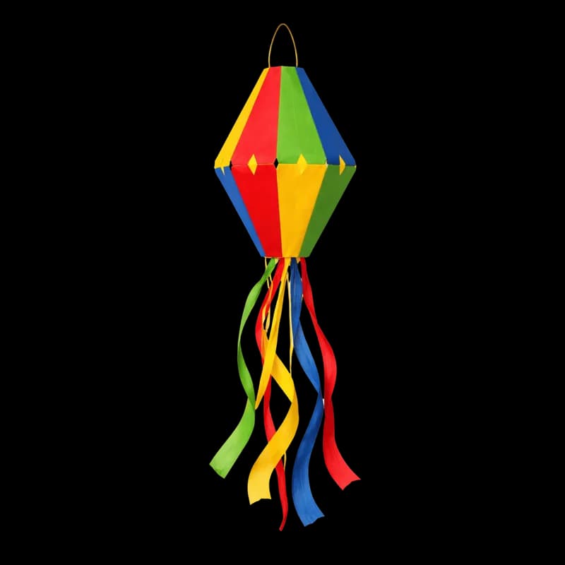 Lanterna de Papel Colorida PNG fundo transparente - Colorful Paper Lantern transparent background PNG