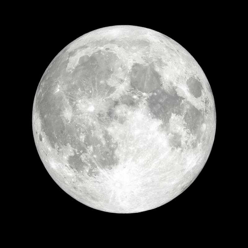 Lua Cheia Brilhante e Detalhada no Céu Noturno PNG fundo transparente - Moon Cheia Shiny Detalhada Céu Noturno transpare