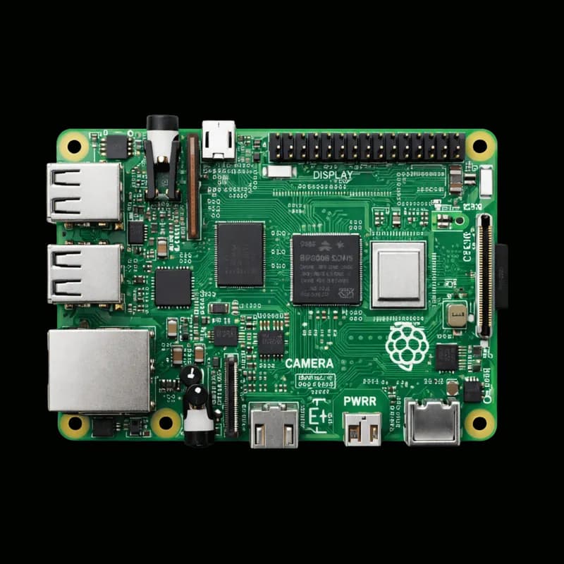 Placa Raspberry Pi - Computador de Placa Única PNG fundo transparente - Placa Raspberry Pi Computador Placa Única transp
