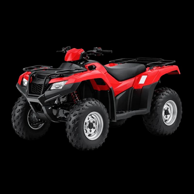 Quadriciclo Vermelho Moderno para Aventura Off-Road PNG fundo transparente - Quad bike Red Modern Aventura Off Road tran