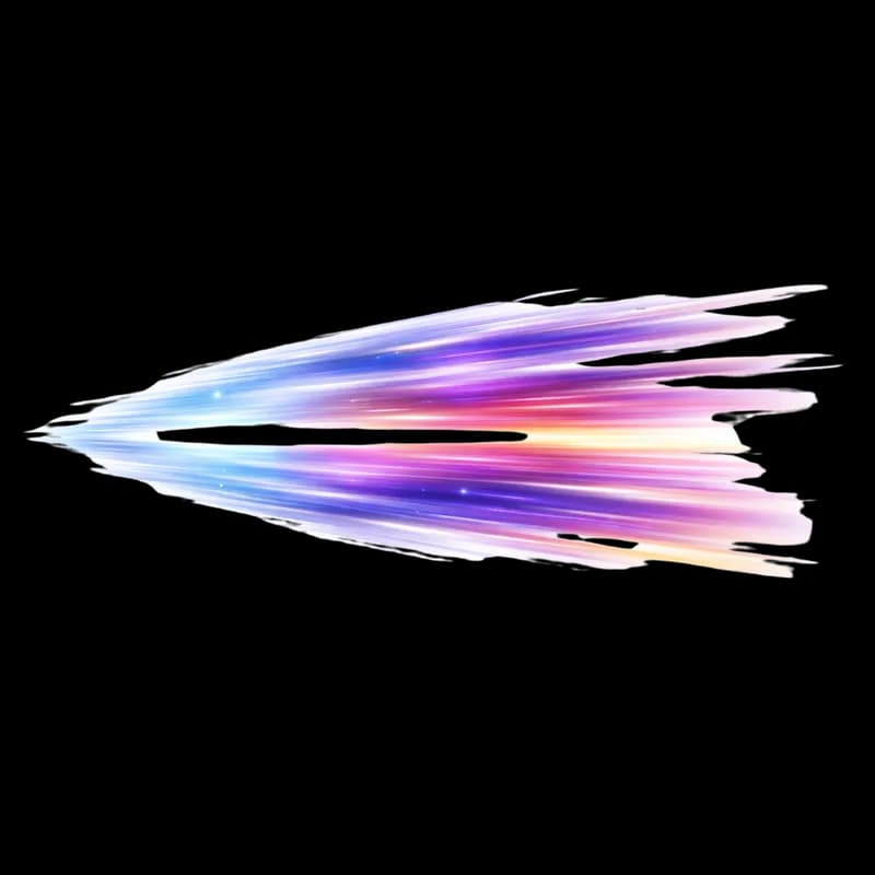 Raios de Luz Coloridos Vibrantes PNG fundo transparente