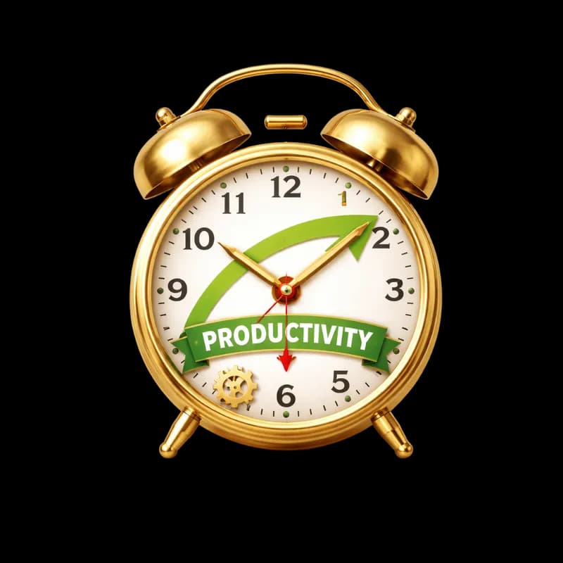 Relógio Despertador: Símbolo de Produtividade e Crescimento PNG fundo transparente - Clock Alarm clock Symbol Produtivid