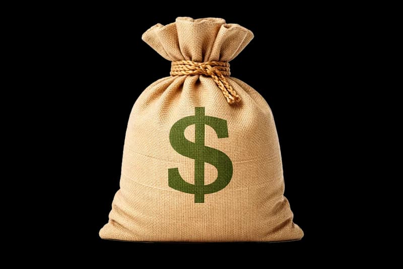 Saco de Dinheiro com Símbolo de Dólar PNG fundo transparente - Saco Money Symbol Dollar transparent background PNG