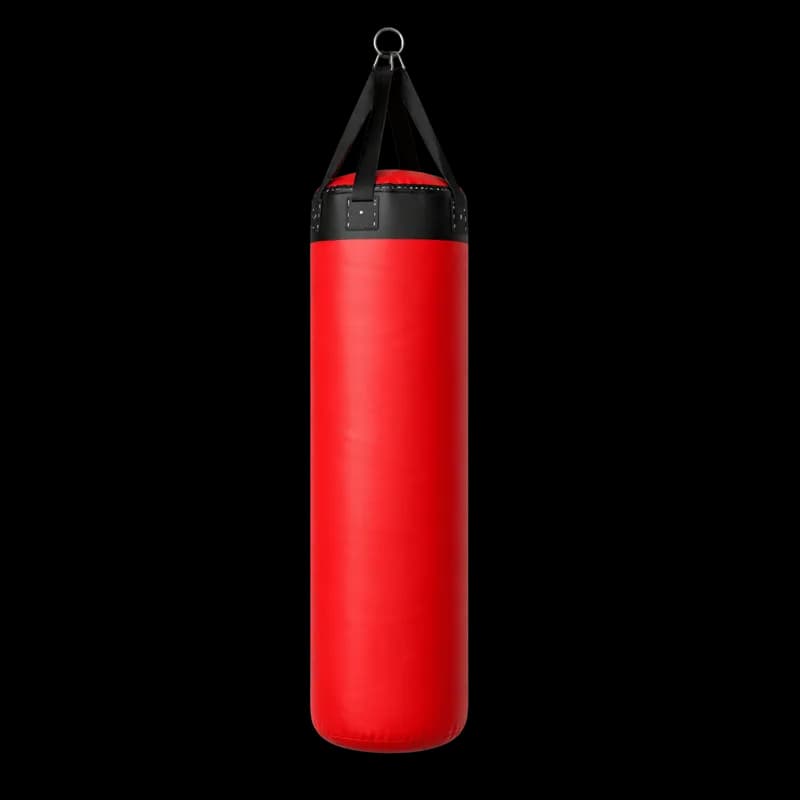 Saco de Pancadas Vermelho para Treino PNG fundo transparente - Saco Punching Red Workout transparent background PNG