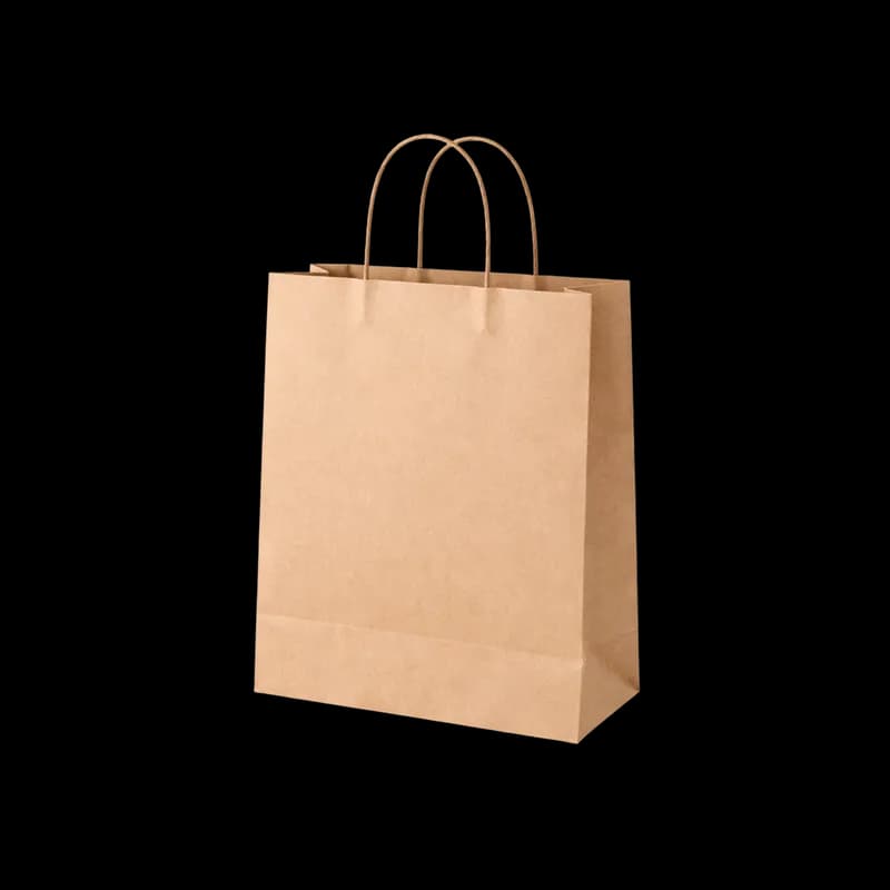 Sacola de Papel Parda PNG fundo transparente - Brown Paper Bag PNG transparent background