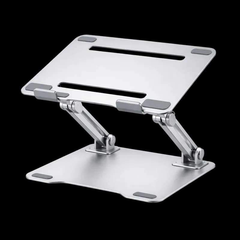 Suporte Ajustável Ergonômico para Notebook Prata PNG fundo transparente - Holder Adjustable Ergonomic Notebook Silver tr