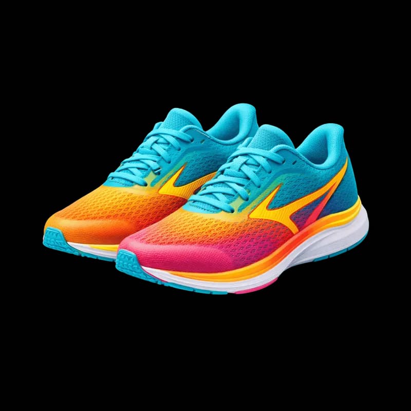 Tênis de Corrida Coloridos e Vibrantes PNG fundo transparente - Tennis Running Colorful Vibrant transparent background P