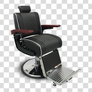 Cadeira preta barbeiro Png