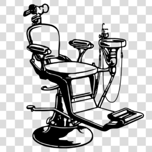 Cadeira traçado barbeiro Png