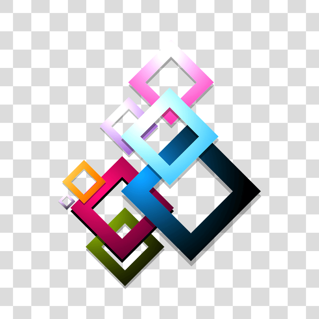 Quadrados Coloridos Poki PNG , Azul, Colorido, Quadrado Colorido Imagem PNG  e PSD Para Download Gratuito