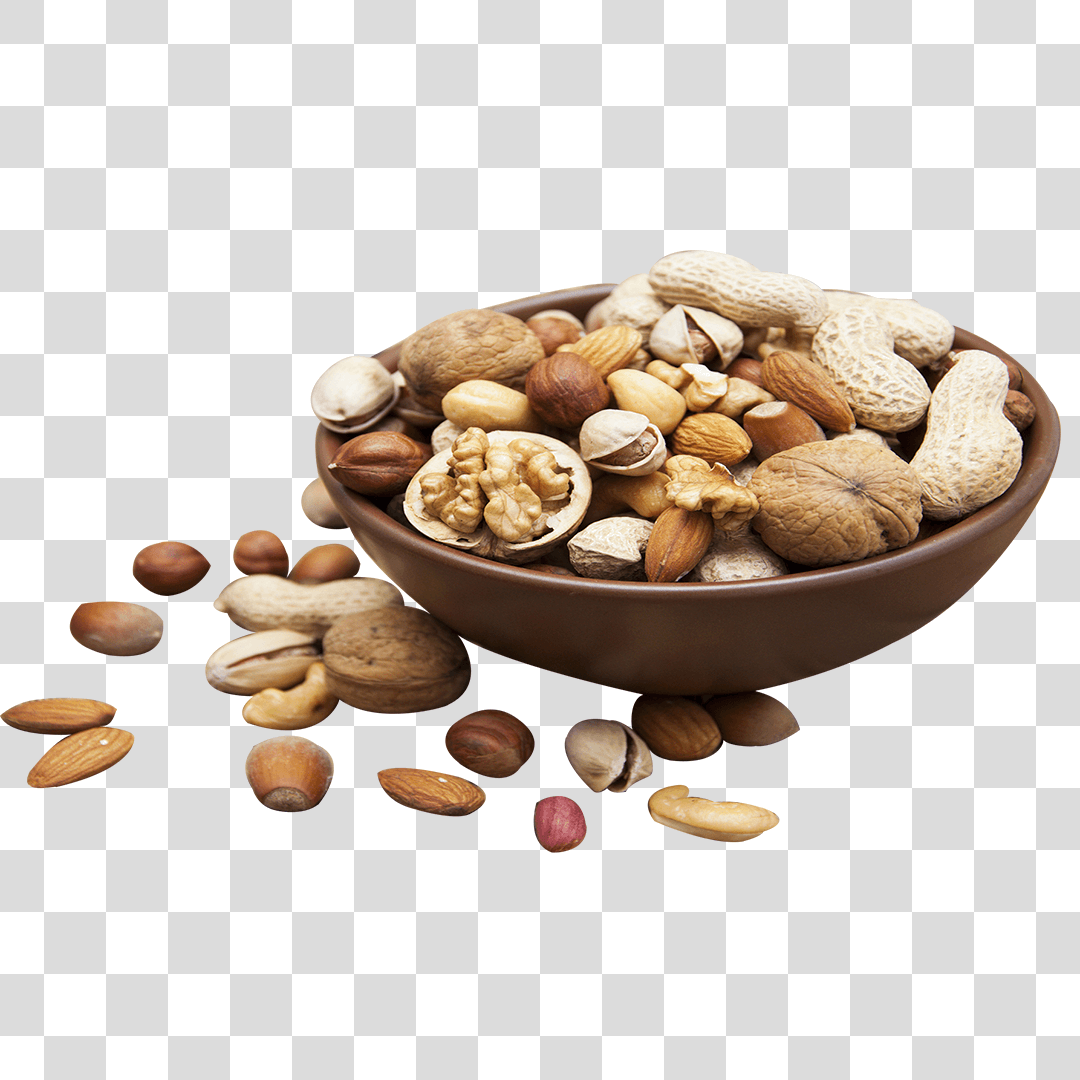 Орехи без фона