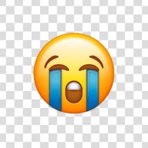 Emoji chorando Png