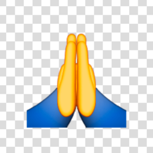 Emoji orando Png