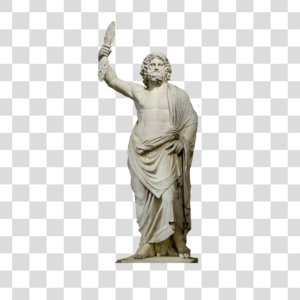 Estátua Zeus Png