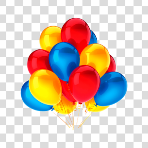 Balões coloridos Png