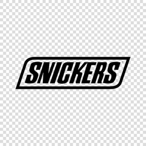 Logo Snickers Vazado Png