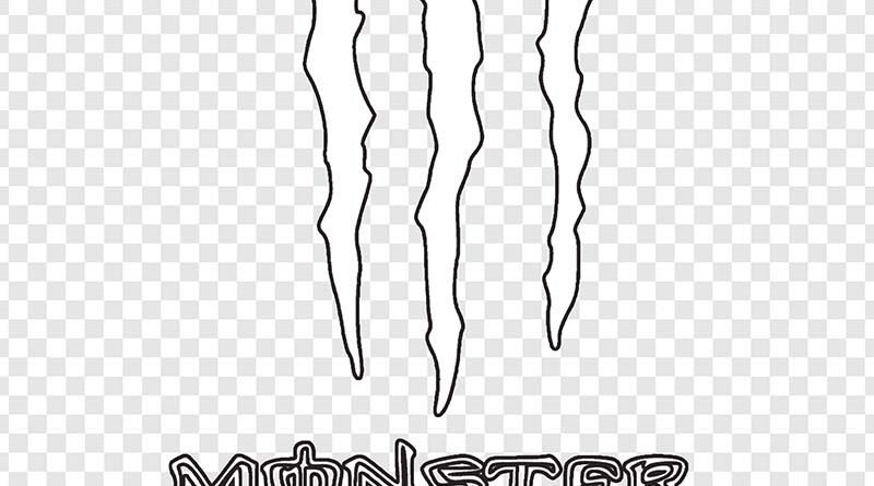 Logo Branco Monster Energy Energético